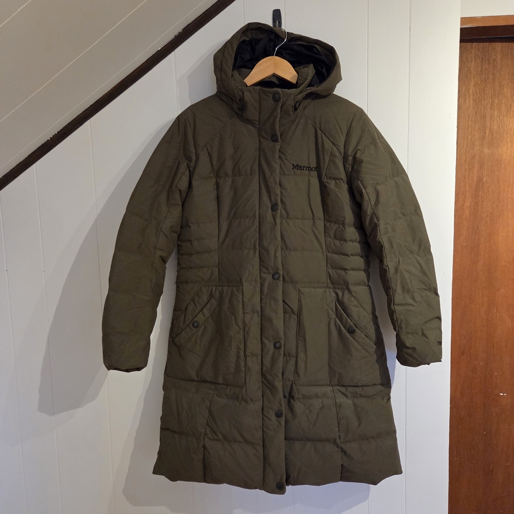 Marmot Women's Olive Hooded Coat